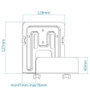 Tooq TQMPM4776 Soporte Universal de Pared para Router, MiniPC y Multimedia, Negro